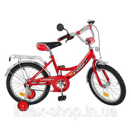 Дитячий двоколісний велосипед Profi Trike (арт. P 1636) червоно-чорний 16 дюймів , фото 1