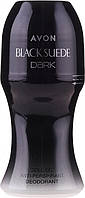Дезодорант-антиперспірант з кульковим аплікатором Black Suede Dark Avon, 50 мл