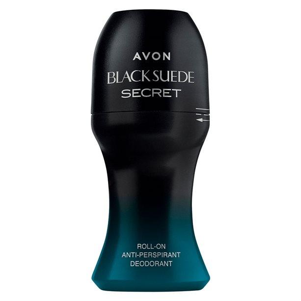 Дезодорант-антиперспірант з кульковим аплікатором Black Suede Secret Avon, 50 мл