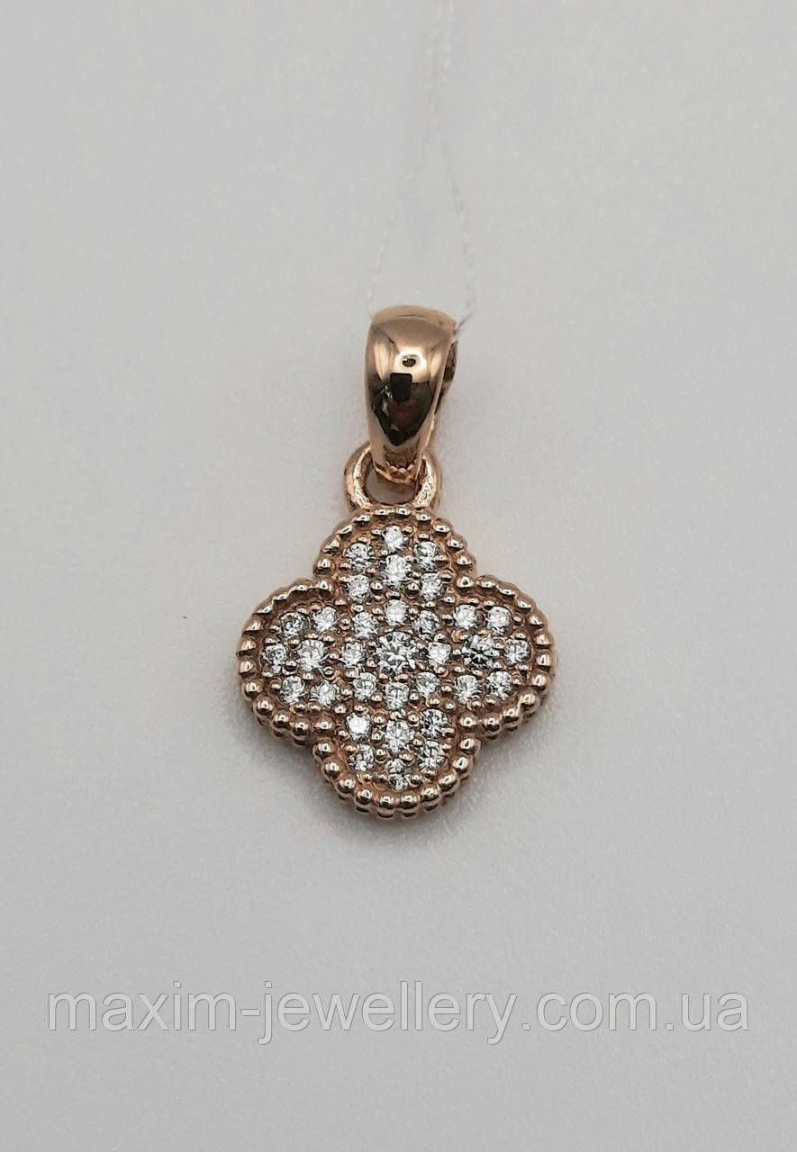 Підвіска "Клевер" із золота, фото 1