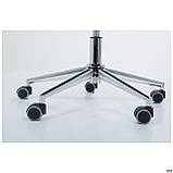 Крісло офісне Slim Net хром сітка чорного кольору, фото 10