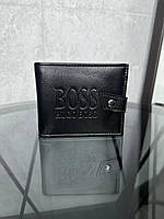 Брендовий гаманець портмоне Hugo Boss H4686 чорний