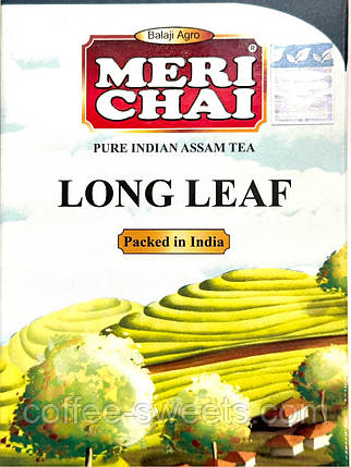 Чай чорний індійський Meri Chai Long Leaf Мері великий лист 100 г, фото 1