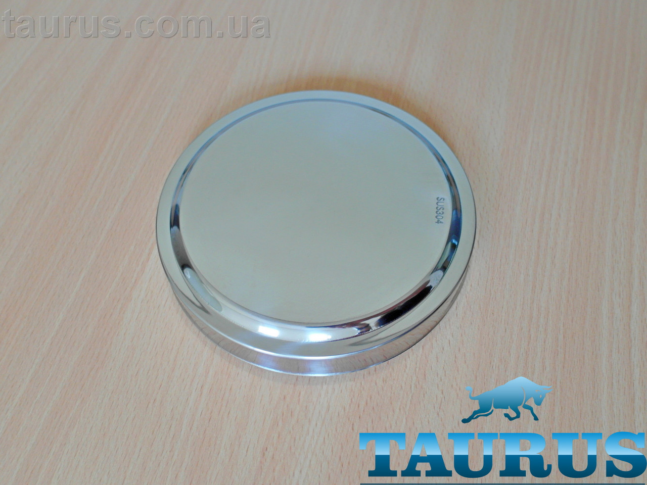 Декоративний фланець ThermoPulse Eco D152мм висотою 24мм AISI Chrome із н/ж сталі, без отвору. Суцільний
