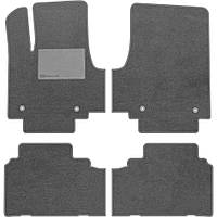 Килимки в салон для Hyundai Ioniq 5 '21-, нерухома консоль, текстильні, сірі (Optimal)