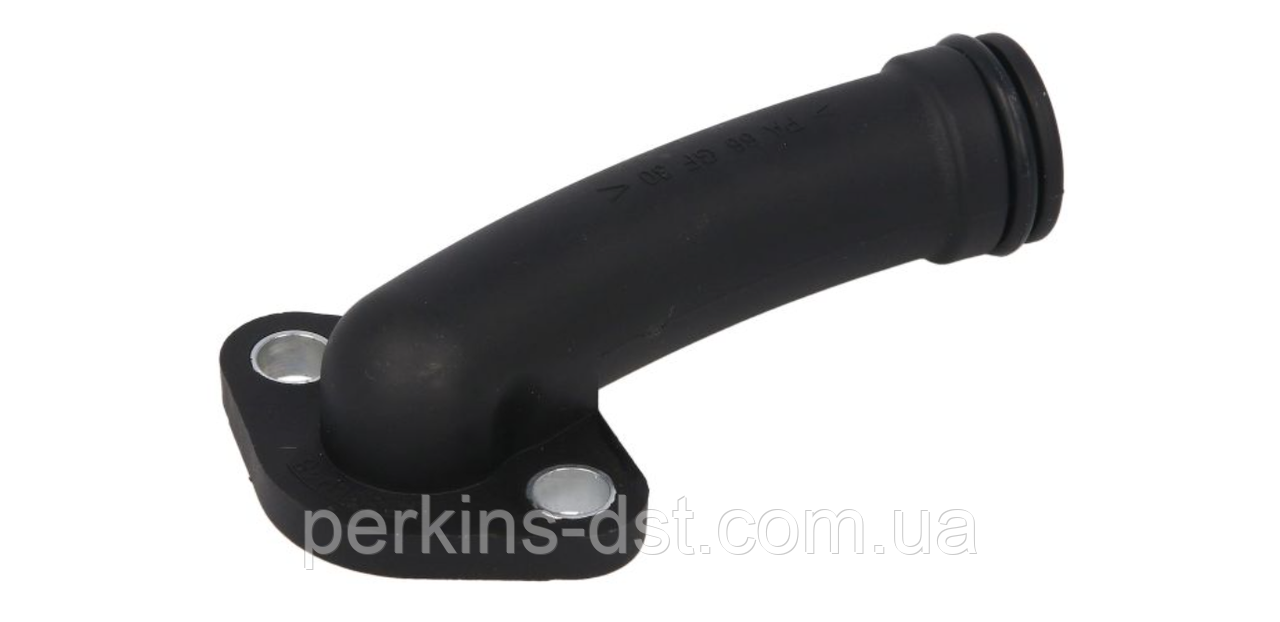 Фланец, патрубок насоса охлаждающий жидкости для двигателя Perkins 1104, 1103