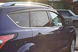 Вітровики, дефлектори вікон Ford Kuga/Escape 2013-2019 6шт. (Autoclover/D084/Корея), фото 8