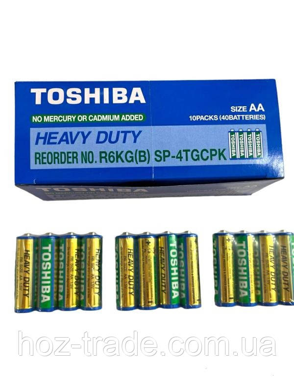 Батарейка TOSHIBA AA (R6) ПАЛЬЧІКОВІ 40 шт.