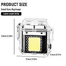 Запальничка usb + ліхтарик "найкращему чоловіку" у подарунковому пакованні LB-779U3, фото 4