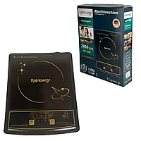 Переносна електрична кухонна плита, настільна побутова електроплита дачна, електроплити одноконфорочні