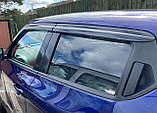 Дефлектори вікон (вітровики) Nissan Juke 2010-2022 (Autoclover/Корея), фото 10