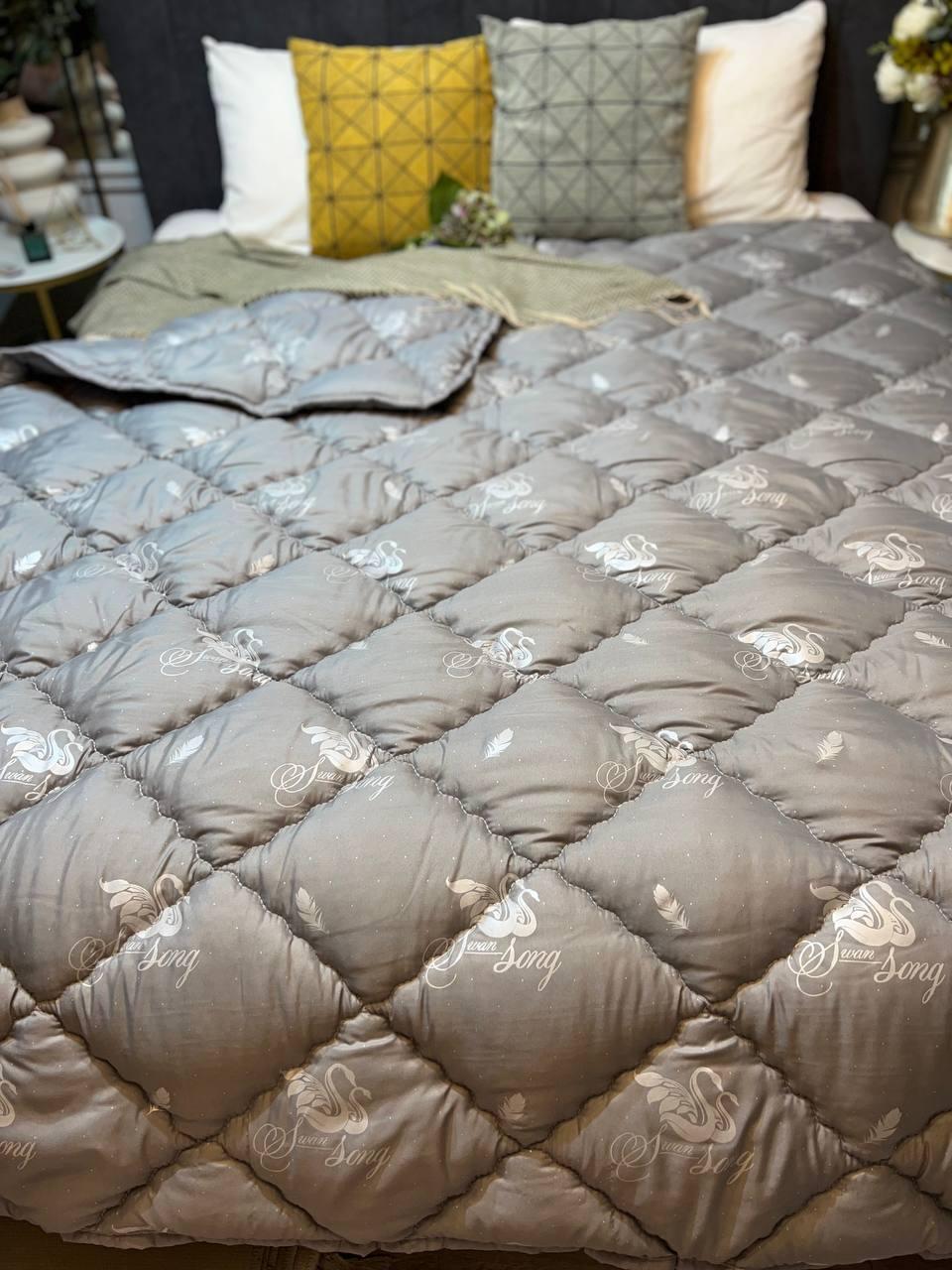 Ковдра євро зі штучного лебединого пуху від ЛеріМакс 195*215, фото 1