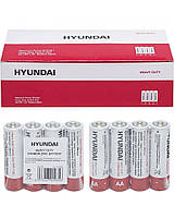 Батарейки Hyundai AA/R6 сольові 60штук