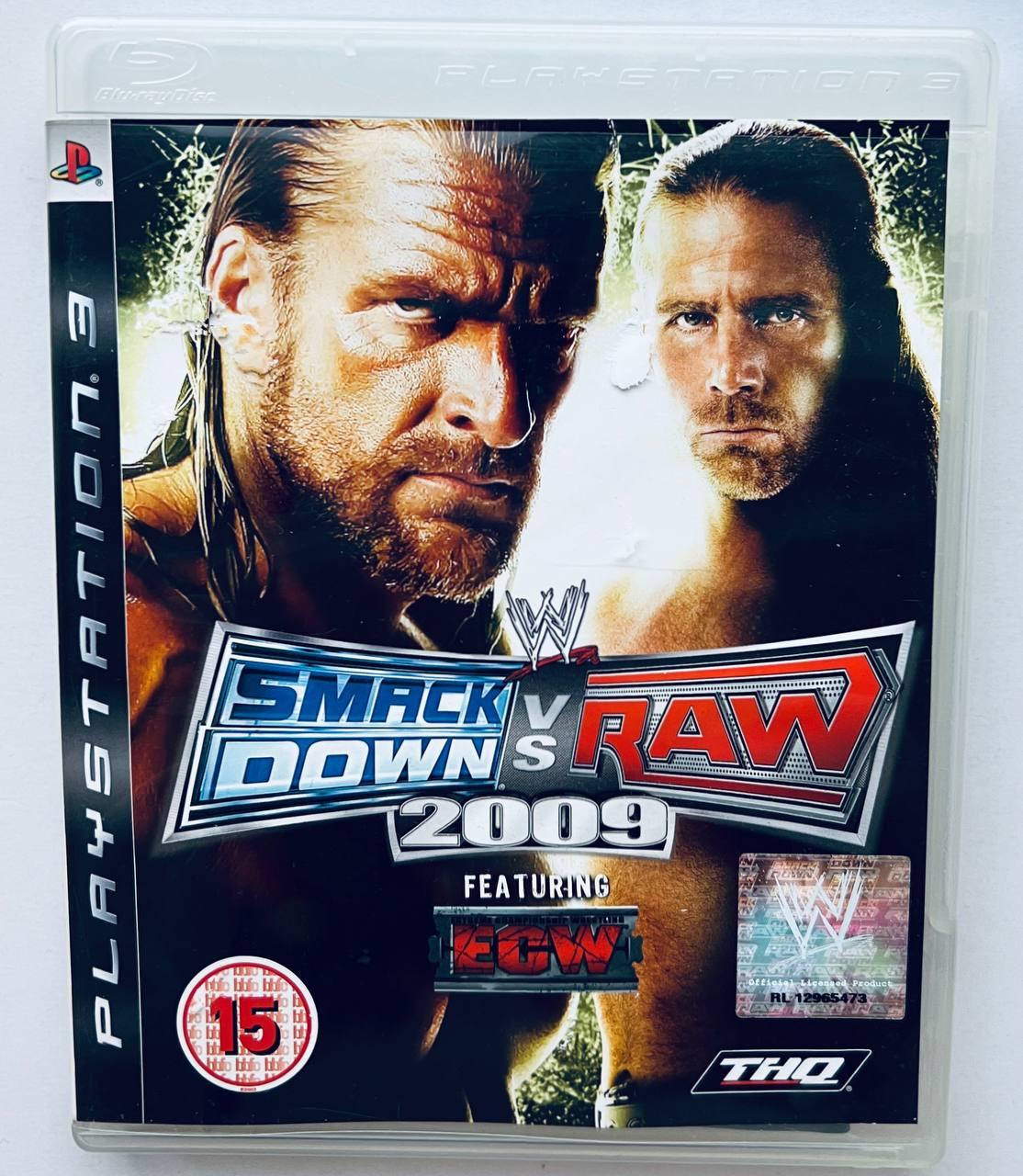 WWE SmackDown vs Raw 2009, Б/В, англійська версія диск для PlayStation 3 продаж, ціна у