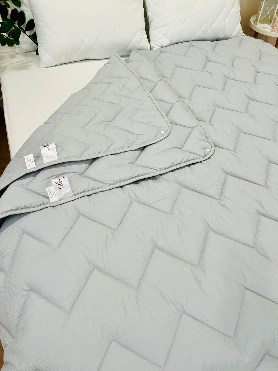 Якісна ковдра 4 сезони на кнопках 200*220см євророзмір, фото 1