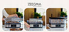 Сушарка для овочів, фруктів та грибів, дегідратор Zeegma Dry Chef Silver, фото 9