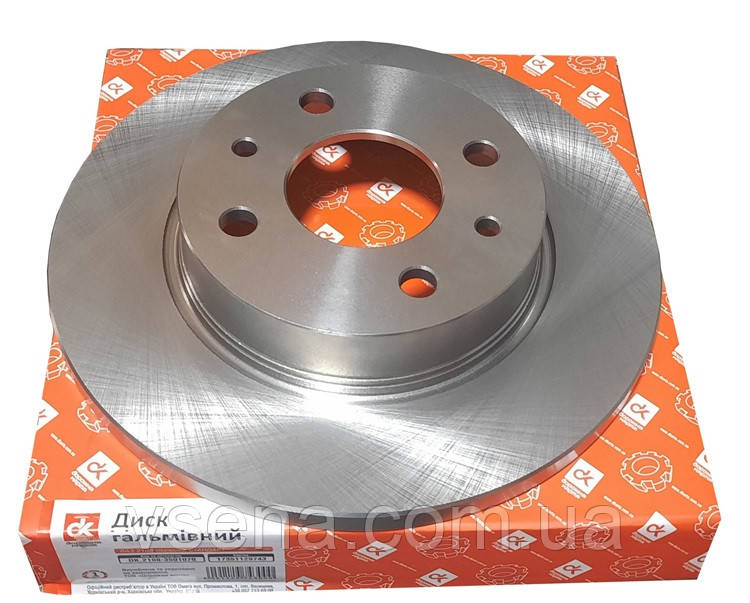 Диск гальмівний ВАЗ 2108, 2109, 21099, 2110, 2111, 2112, 2113, 2115, 1118 (стандарт) (ДК)