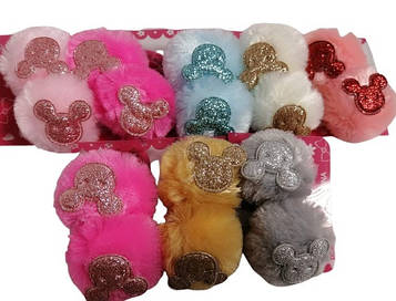 Бантик  з головою ведвежатка на резинці