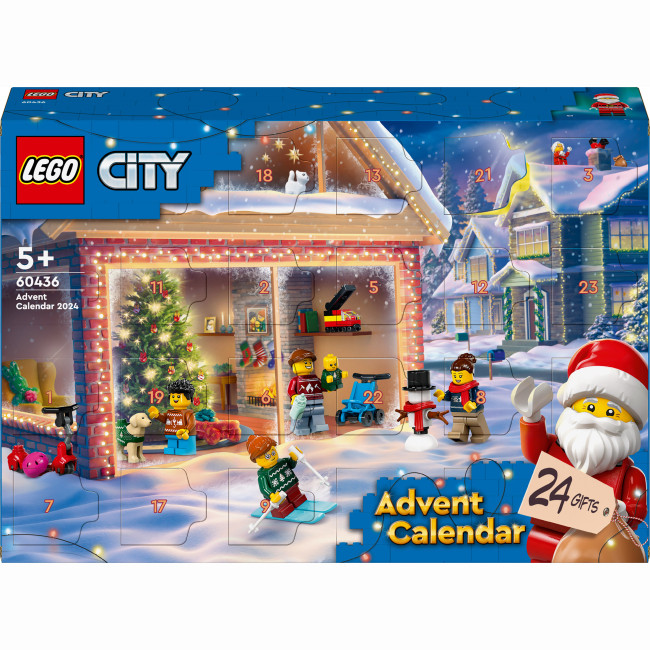 LEGO City Новорічний Адвент календар різдвяний календар Advent 60436, фото 1