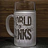 Літровий пивний келих з гравіюванням World of Tanks Світ танків 1Л, фото 3