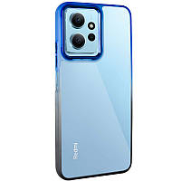 Чохол TPU+PC Fresh sip series для Xiaomi Redmi Note 12 4G Чорний / Синій