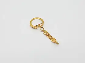 Фурнітура для брелок кольчуга 23 мм