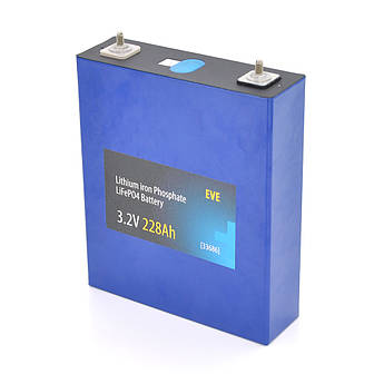 Осередок EVE 3.2V 230AH для збирання LiFePo4 акумулятора, (172 х 53 х 204(220)) мм Q4
