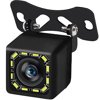 Універсальна камера заднього виду для авто з LED підсвічуванням CAR CAMERA 303 Камера заднього виду 12 LED