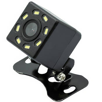 Універсальна камера заднього виду для авто з LED підсвічуванням CAR CAMERA 302 Камера заднього виду 8 LED