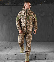 Тактичний бойовий костюм SoftShell Rehydration піксель (S-4XL) софтшел Армійська форма польова BAGS