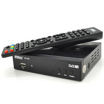 Цифровий ефірний приймач DVB-T2 Operasky OP-307 Ефірна приставка для телевізора із збереженням до 400 каналів
