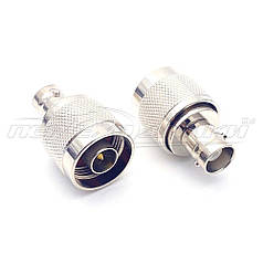 Перехідник гніздо BNC — штекер N