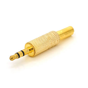 Роз'єм 3,5 GOLD стерео під кабель