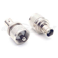 Перехідник гніздо BNC — штекер UHF