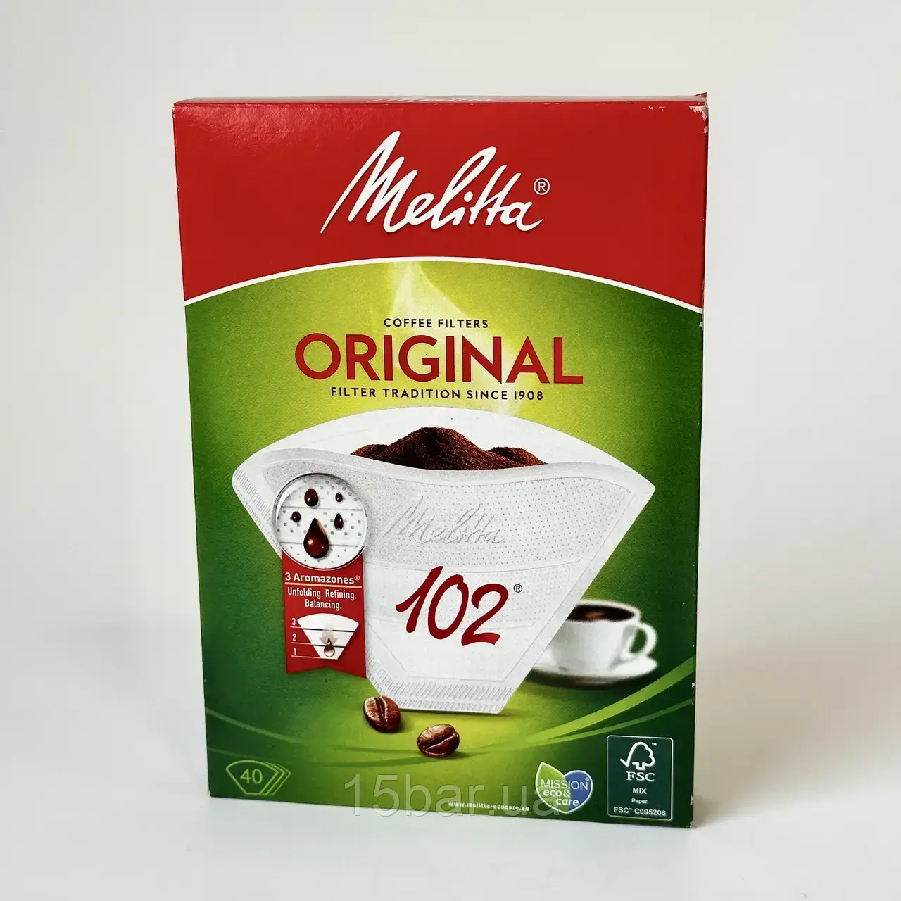 Паперові фільтри Melitta 102/40 (4006508200061)