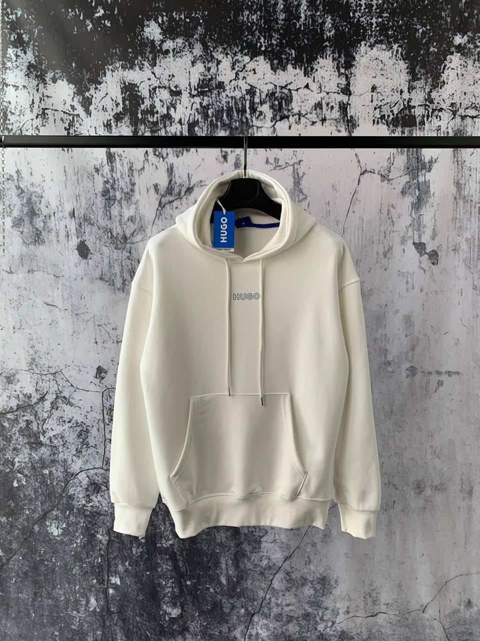 Чоловіча кофта худі Hugo Boss CK8473 біла, фото 1