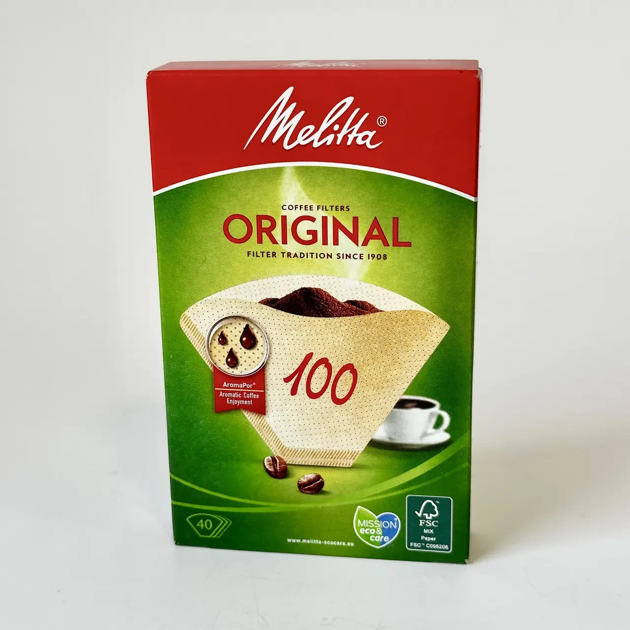 Паперові фільтри Melitta 100/40 (4006508126033)