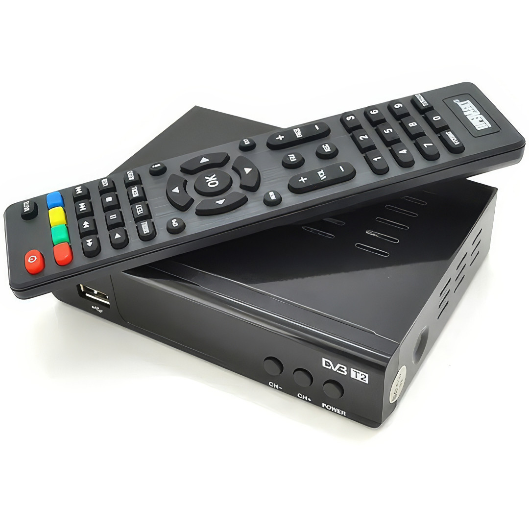 Цифровий ефірний приймач DVB-T2 Operasky OP-407 Ефірна приставка для телевізора із збереженням до 400 каналів, фото 1