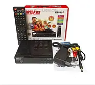 Цифровий ефірний приймач DVB-T2 Operasky OP-407 Ефірна приставка для телевізора із збереженням до 400 каналів, фото 3