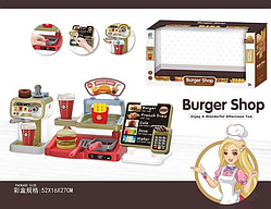 Дитячий ігровий набір Магазин Кафе Бургерна Касовий апарат іграшковий