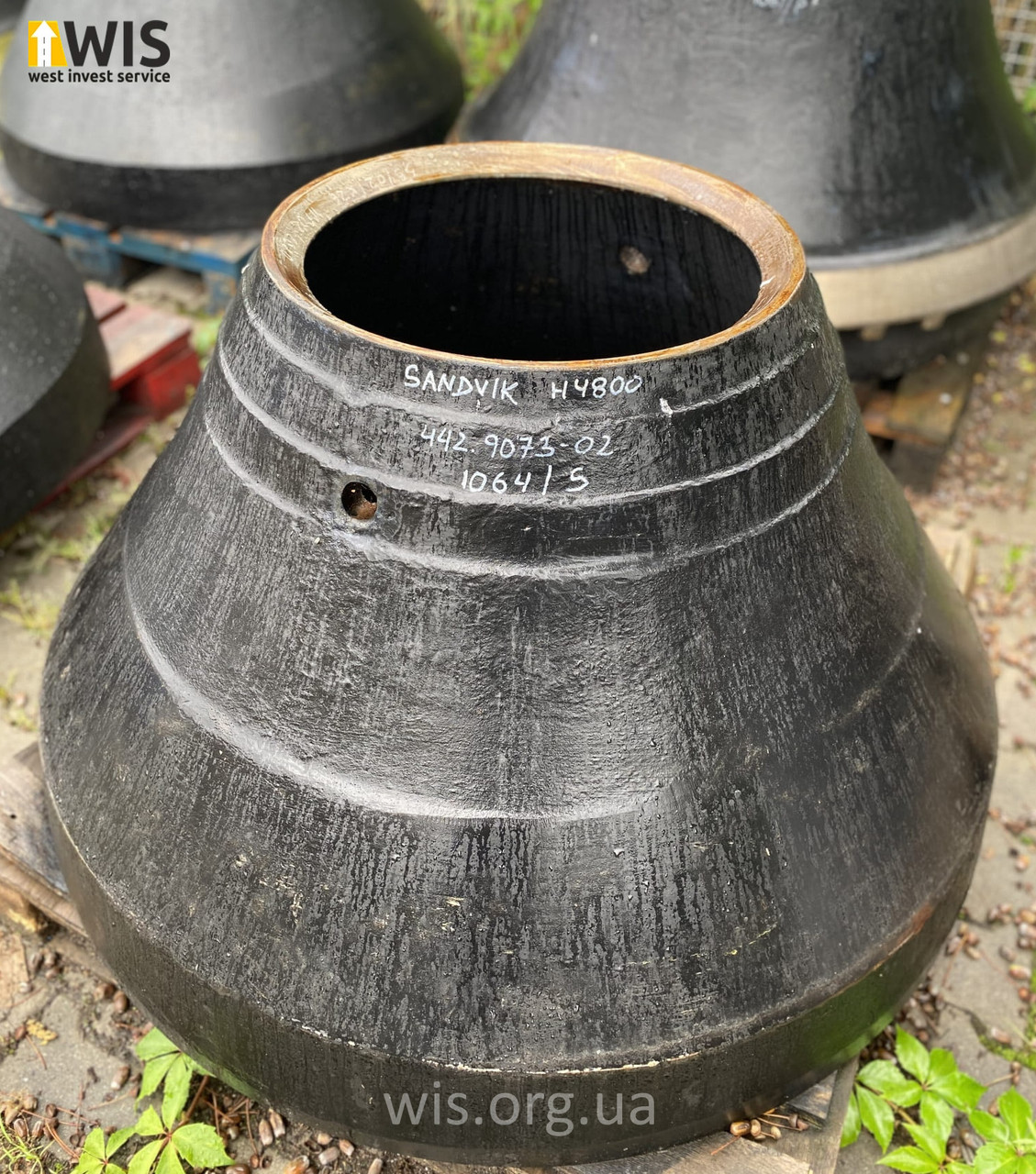 Внутрішній конус дробарки Sandvik H4800, H4000, CH440