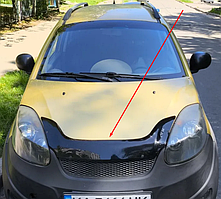 Дефлектор капота CHERY Beat з 2011- Мухобійка Чері Біт