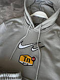 Чоловічий спортивний костюм Nike M2088 сірий, фото 2