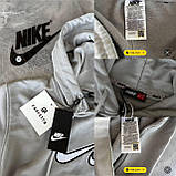 Чоловічий спортивний костюм Nike M2088 сірий, фото 8