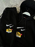 Чоловічий спортивний костюм Nike M2087 чорний, фото 4