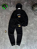 Чоловічий спортивний костюм Nike M2087 чорний, фото 6