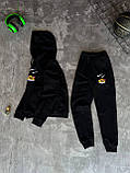 Чоловічий спортивний костюм Nike M2087 чорний, фото 7