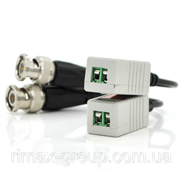 Пасивний приймач відеосигналу 202H AHD / CVI / TVI, 720P / 1080P - 400/200 метрів, ціна за пару, Q100, фото 1