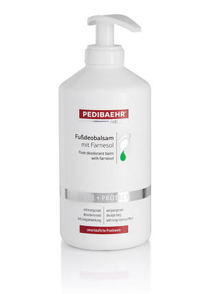БАЛЬЗАМ З ФАРНЕЗОЛОМ ДЛЯ НІГ 500 МЛ (DEODORANT FOOT BALM), PEDIBAEHR, фото 2