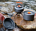 Набір посуду для пікніка та туризму Cooking Set DS-308 (9 предметів)/Посуд для подорожей, фото 3